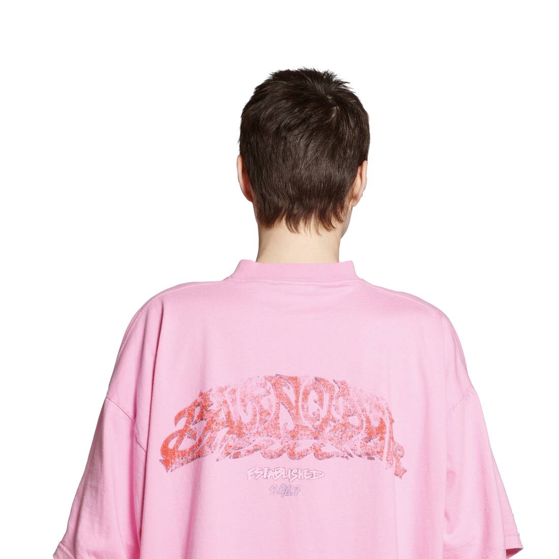Offshore Tシャツ オーバーサイズ で ピンク | Balenciaga JP