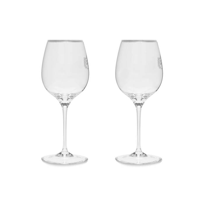 wine glasses silver