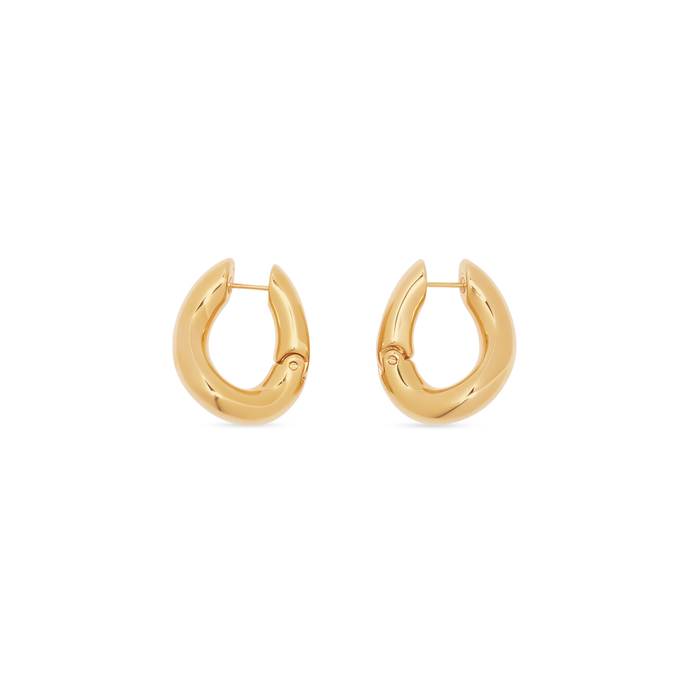 Women's Loop Earrings in Gold | Balenciaga US