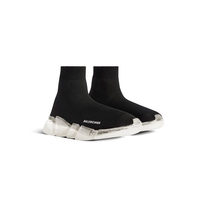 speed 2.0 full clear sole recycled knit sneaker