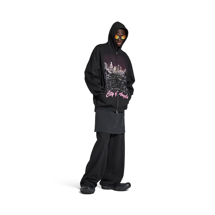 city of angels hoodie外套拉链连帽卫衣