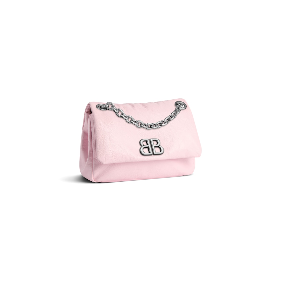 Balenciaga Monaco Mini Shoulder Bag Pink OS