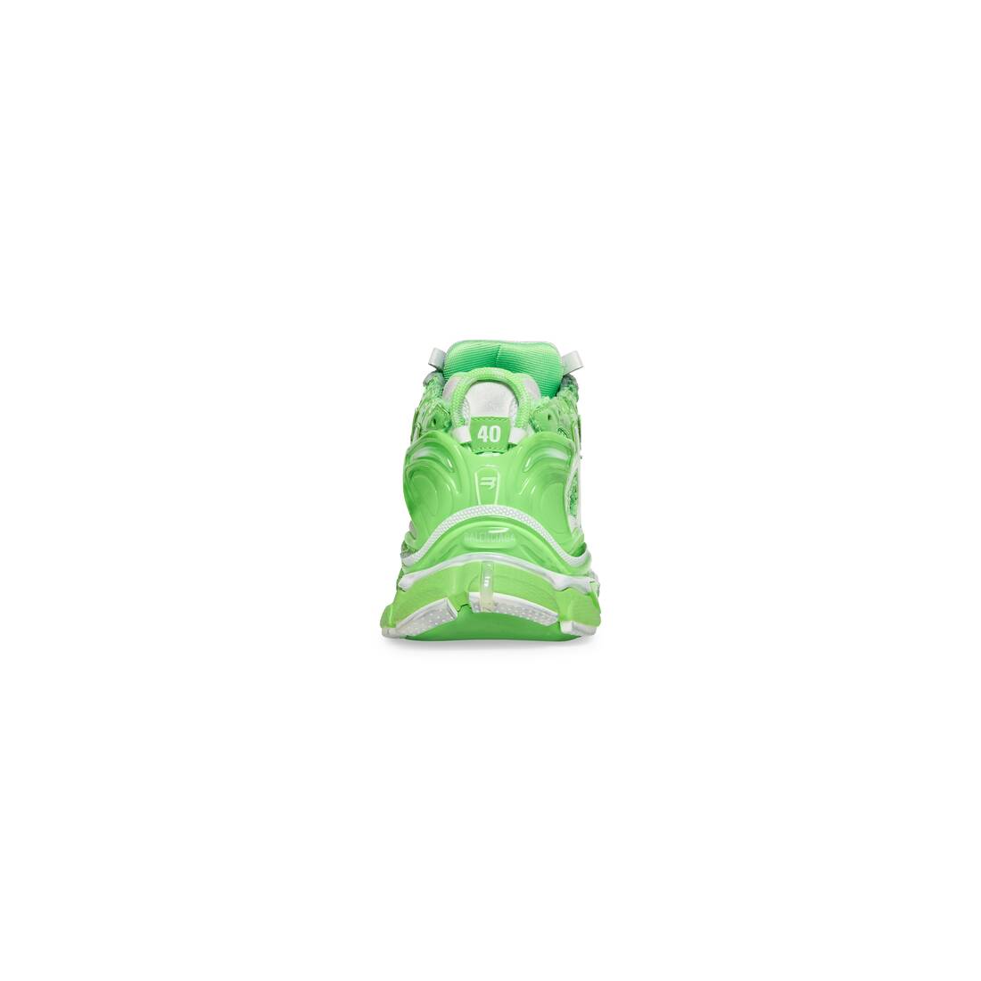 aficionado Mono Abiertamente Zapatillas Runner para Hombre en Verde Fluorescente | Balenciaga ES
