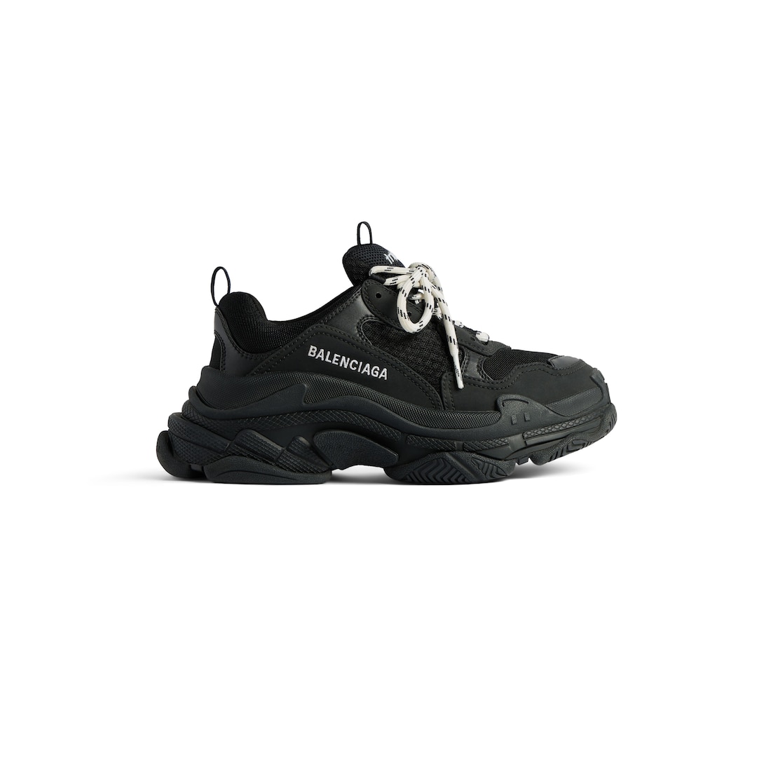 Women s Triple S Sneaker in Black Balenciaga US