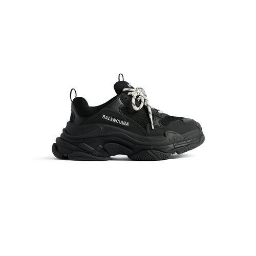 Men's Speed 2.0 Lace-up Recycled Knit Sneaker in Black | Balenciaga US