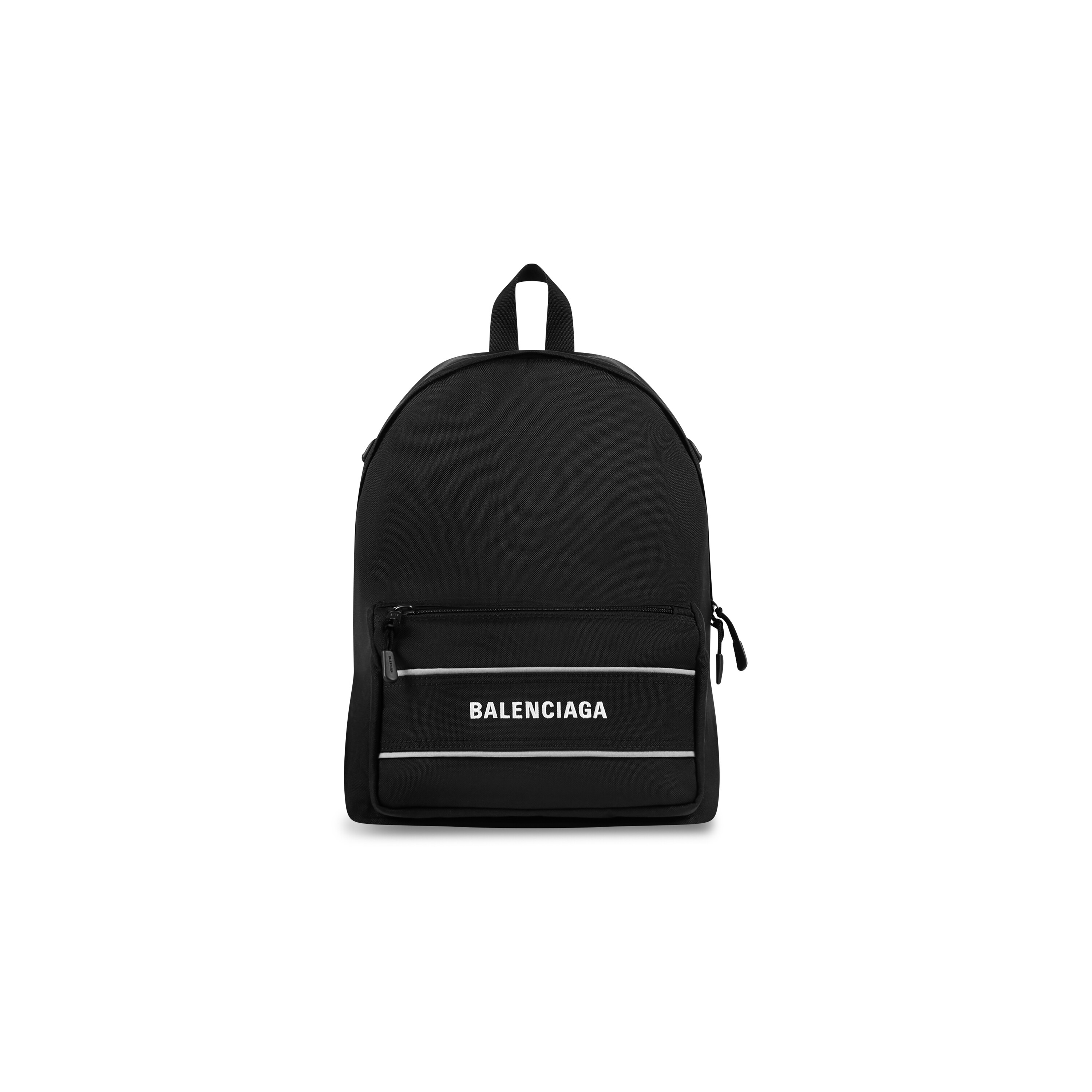 BALO BALENCIAGA Cities Paris Explorer Backpack in Black and White Recycled  Nylon