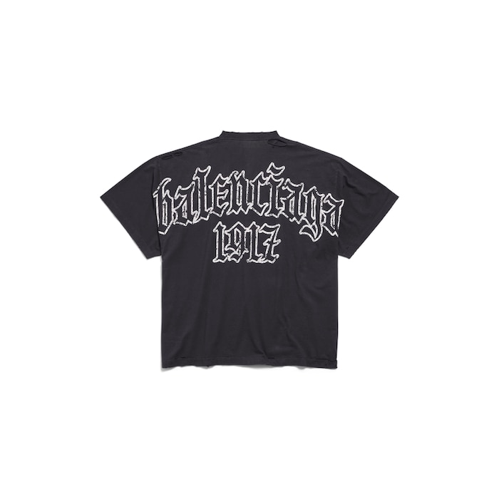 blackletter script オーバーサイズ tシャツ