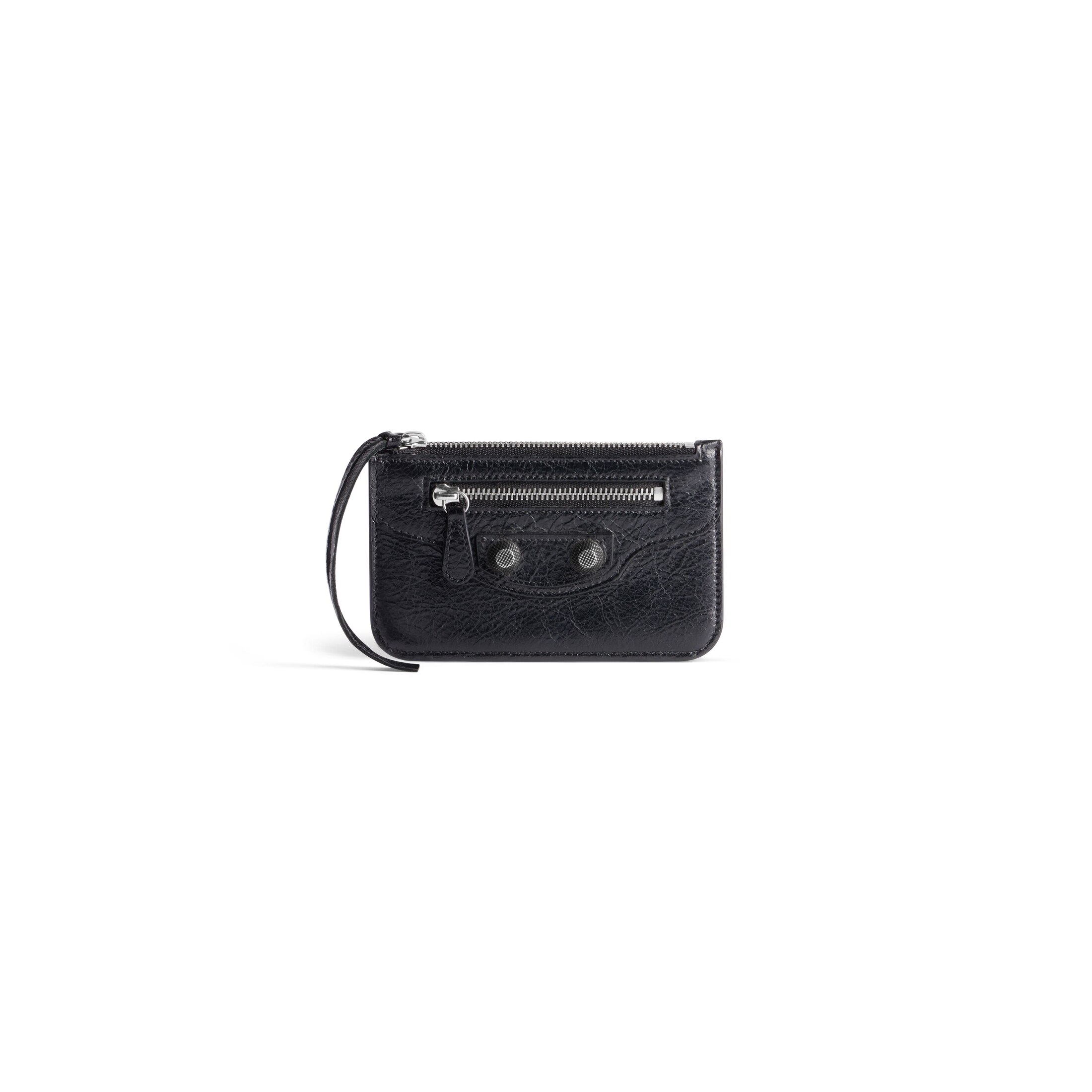 Balenciaga Le Cagole Long Coin And Card Holder - Black - Woman - Lambskin