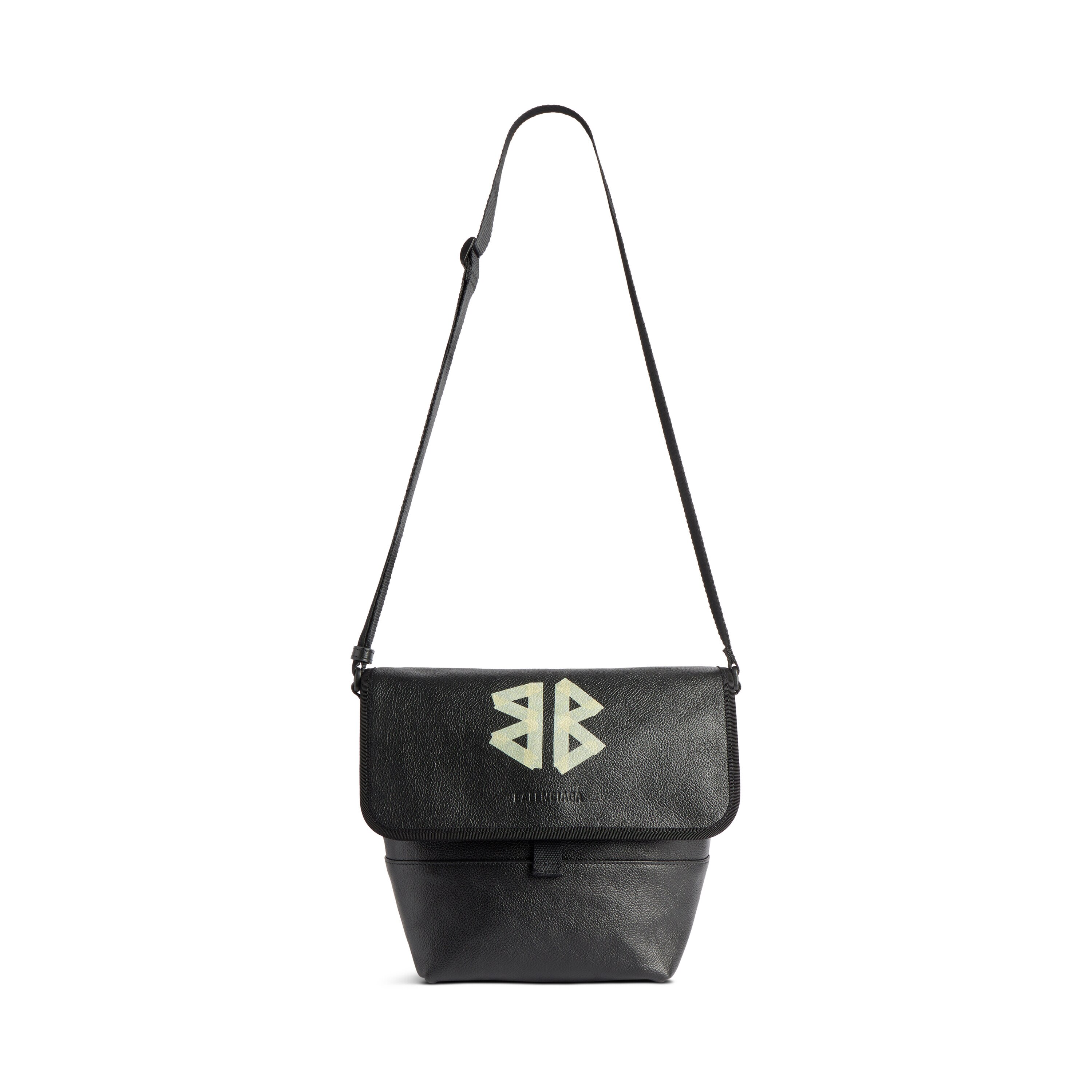 BALENCIAGA◇Explorer ロゴ レザークロスボディバッグ