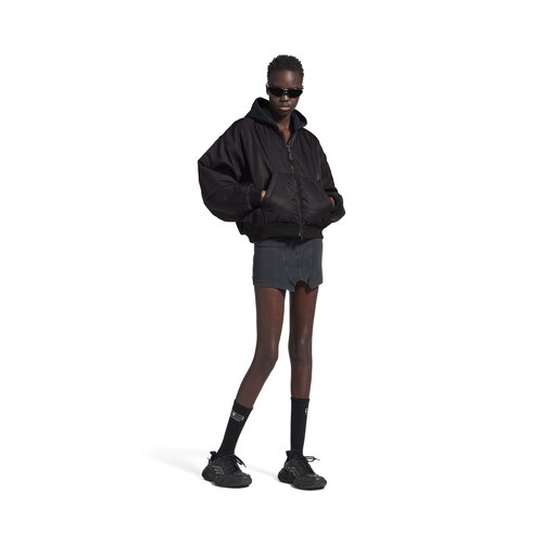 hooded bomber