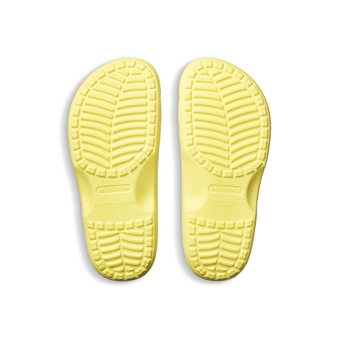 Balenciaga yellow crocs on sale