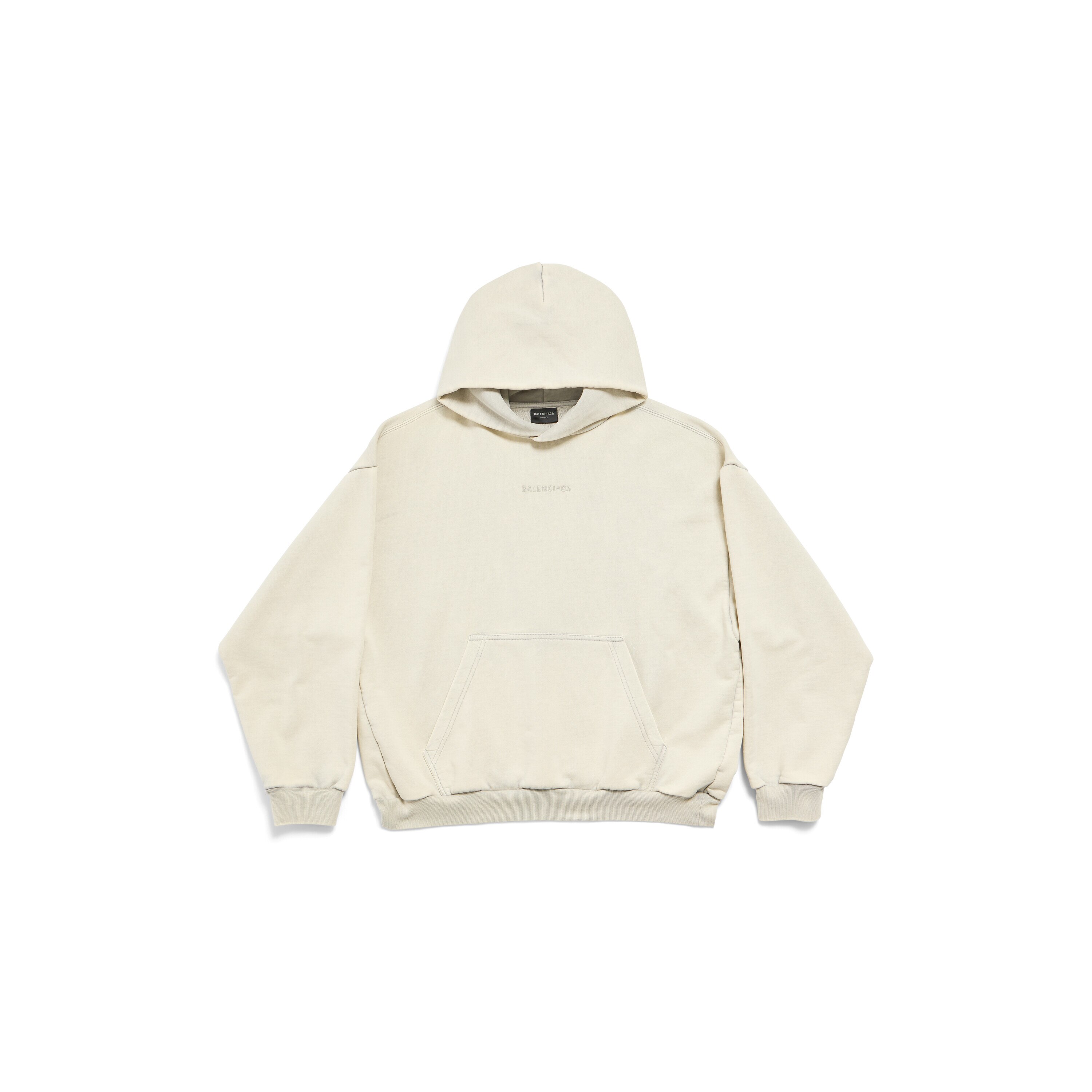 Balenciaga hoodie beige best sale