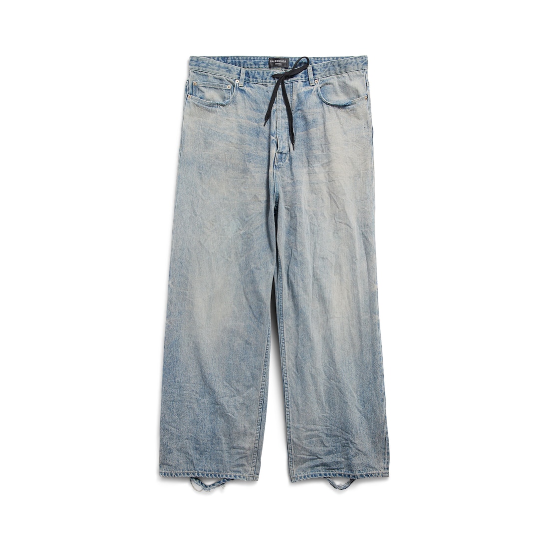 BALENCIAGA Light Blue Baggy Jeans In Denim Woman