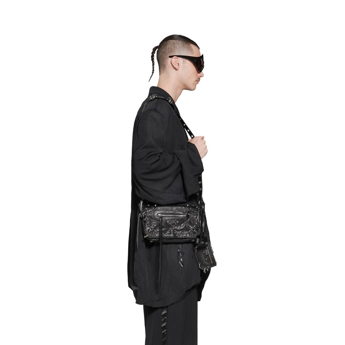 Balenciaga Black Xs 'Le Cagole' Bag