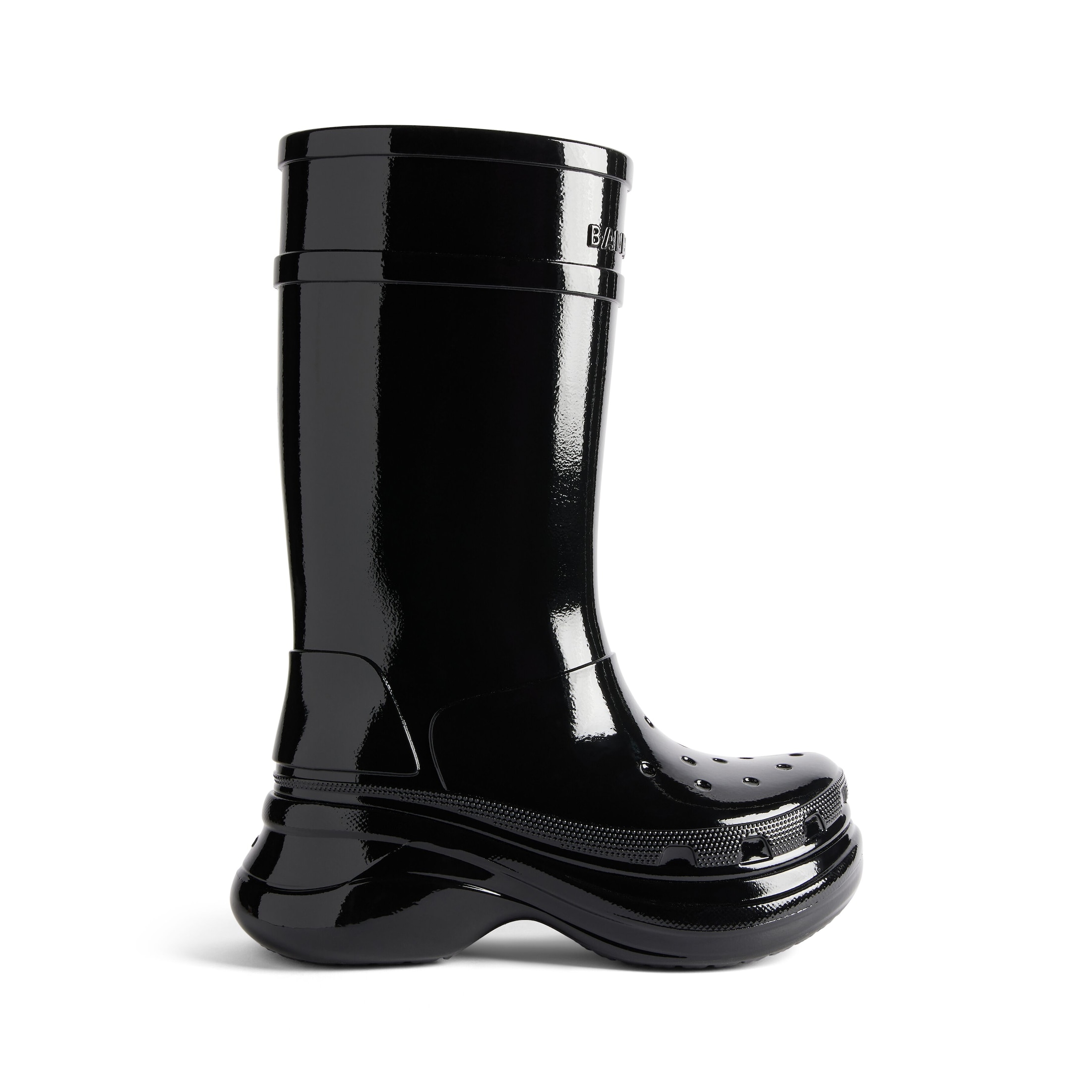 Balenciaga Crocs Boot - Black - Woman - 38 - Eva