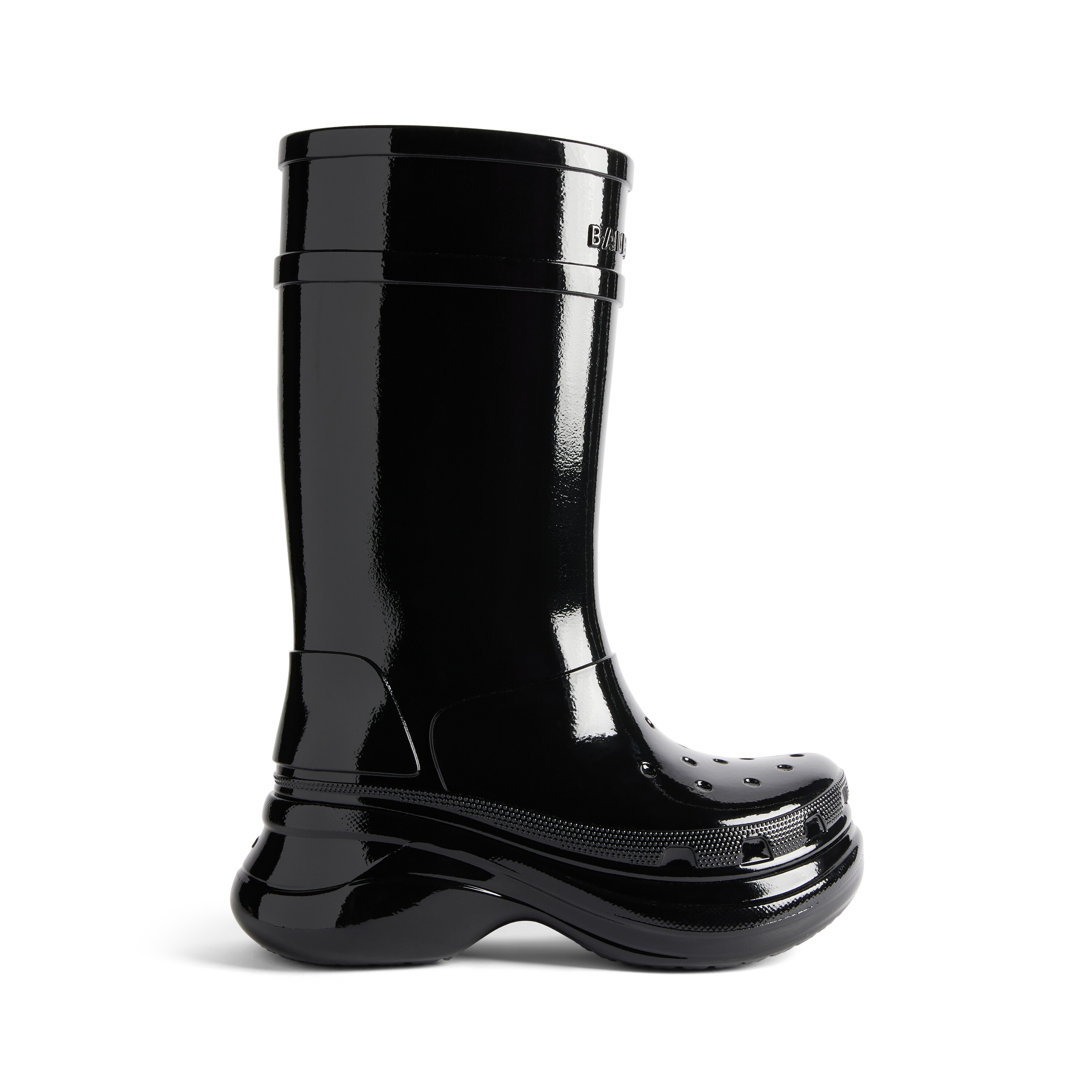 Women’s Crocs™ Boot in Black| Balenciaga® US