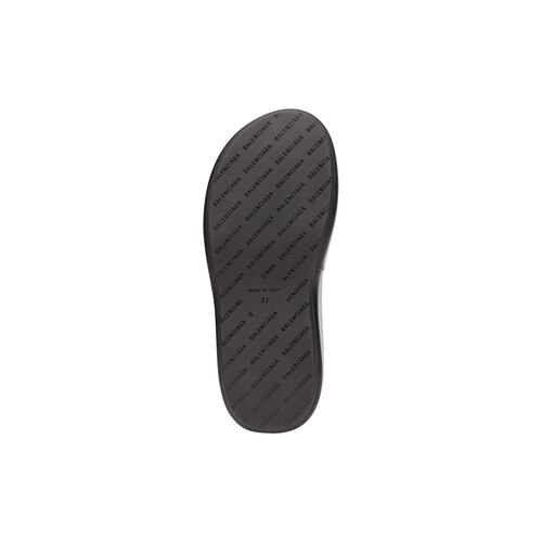 Women's Rise Wedge Sandal in Black | Balenciaga US