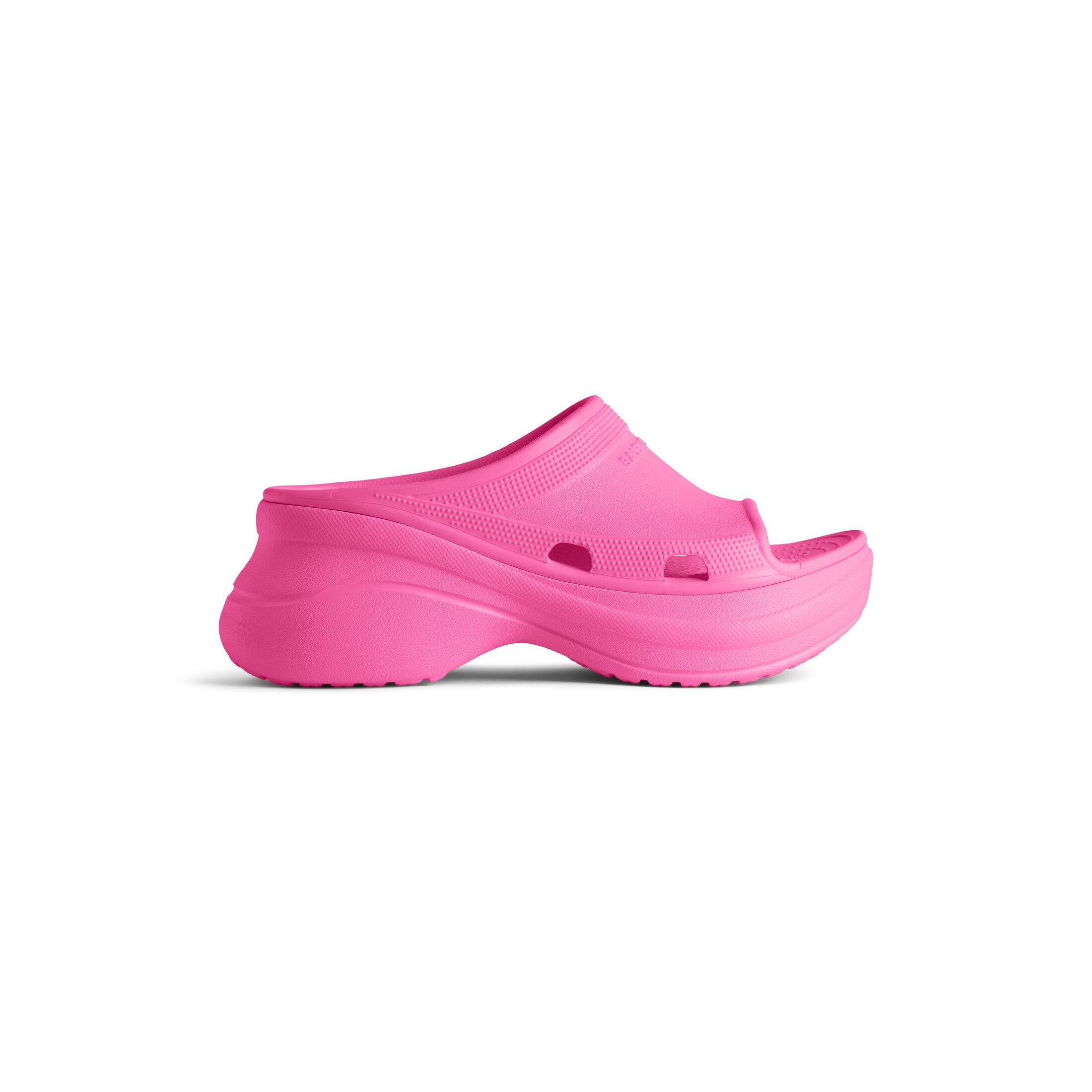 Balenciaga Pool Crocs Slide Sandal - Pink - Women's - 9 - Eva