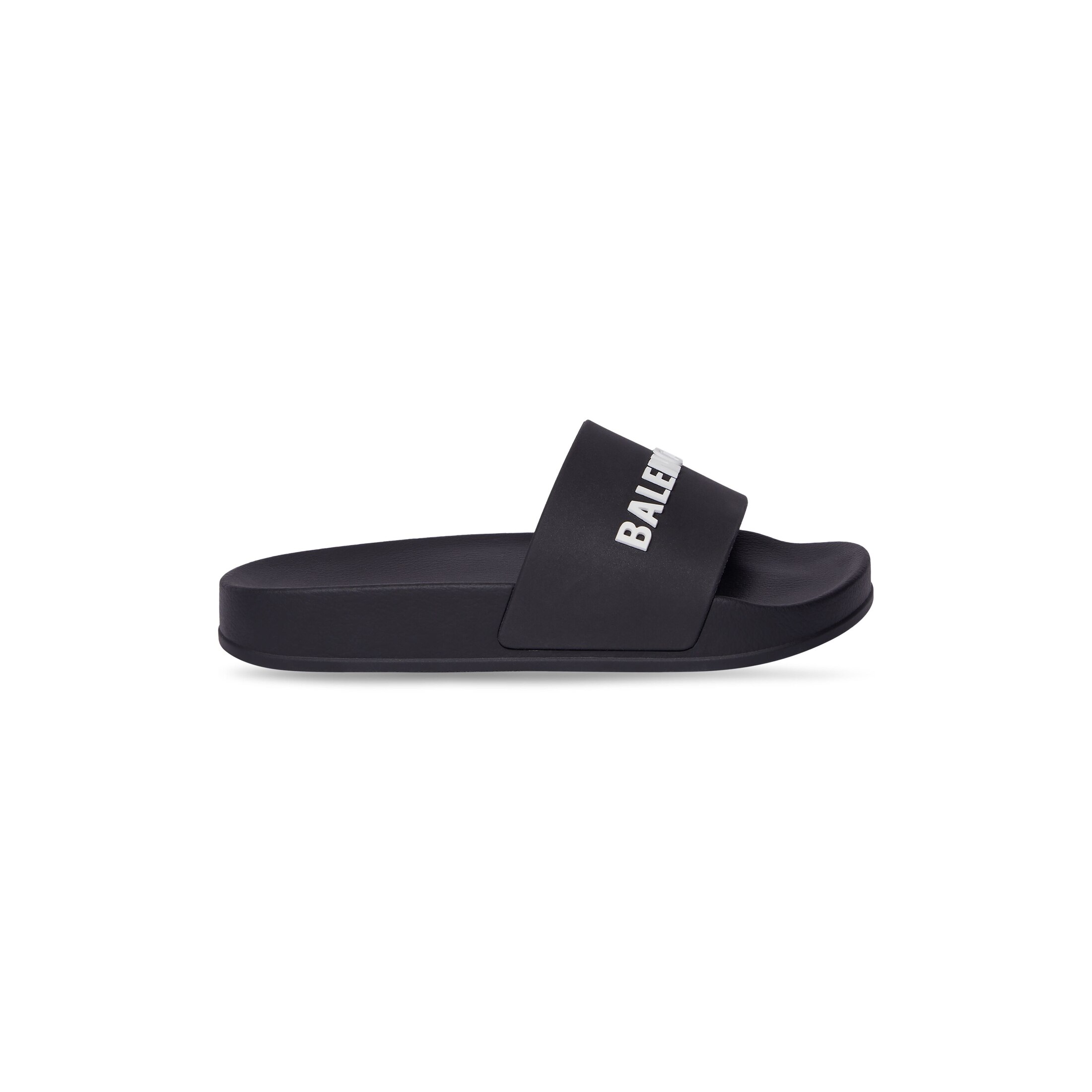 Kids - Pool Slide Sandal in Black | Balenciaga US