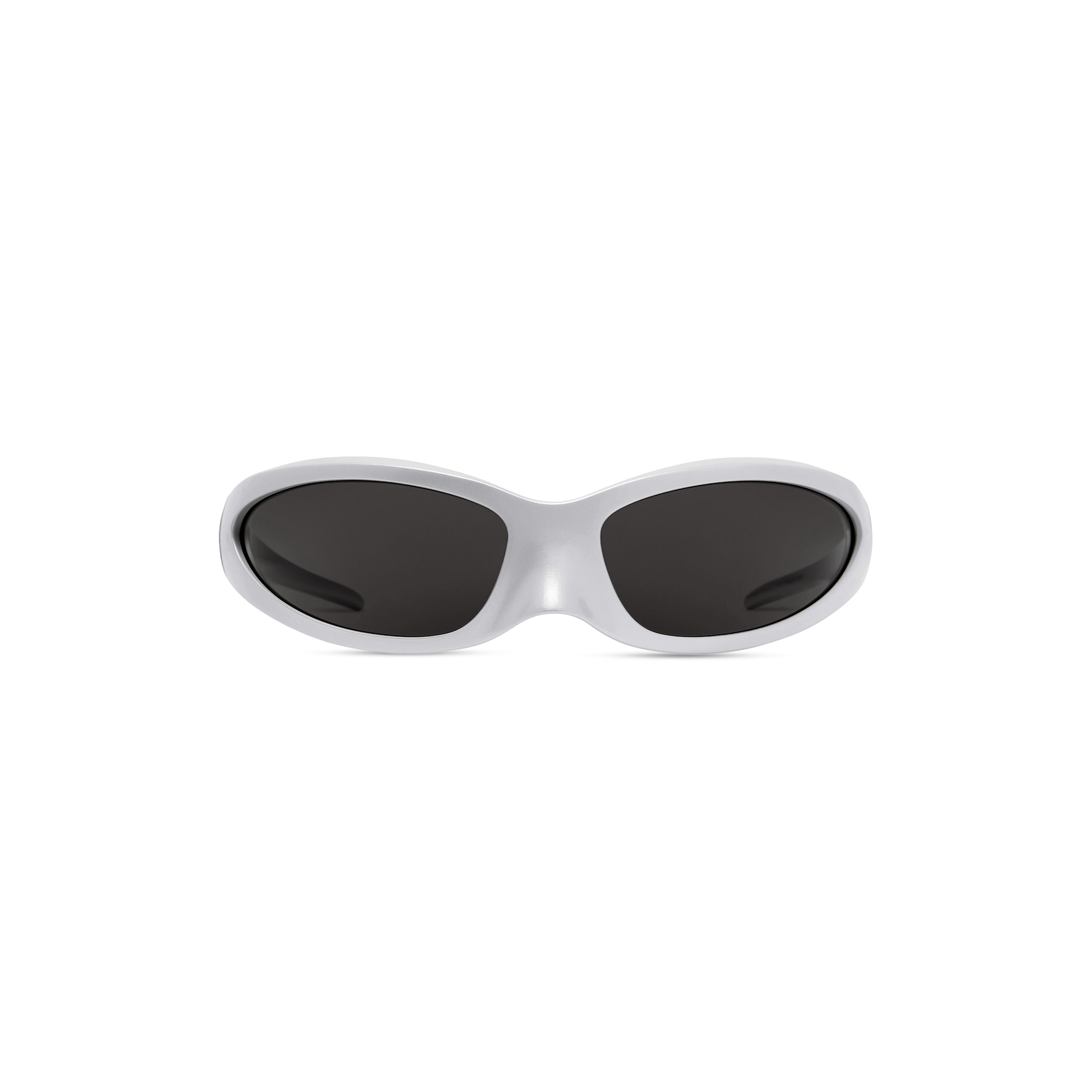 Balenciaga Skin Cat Sunglasses - Silver - Unisex - Polyamide