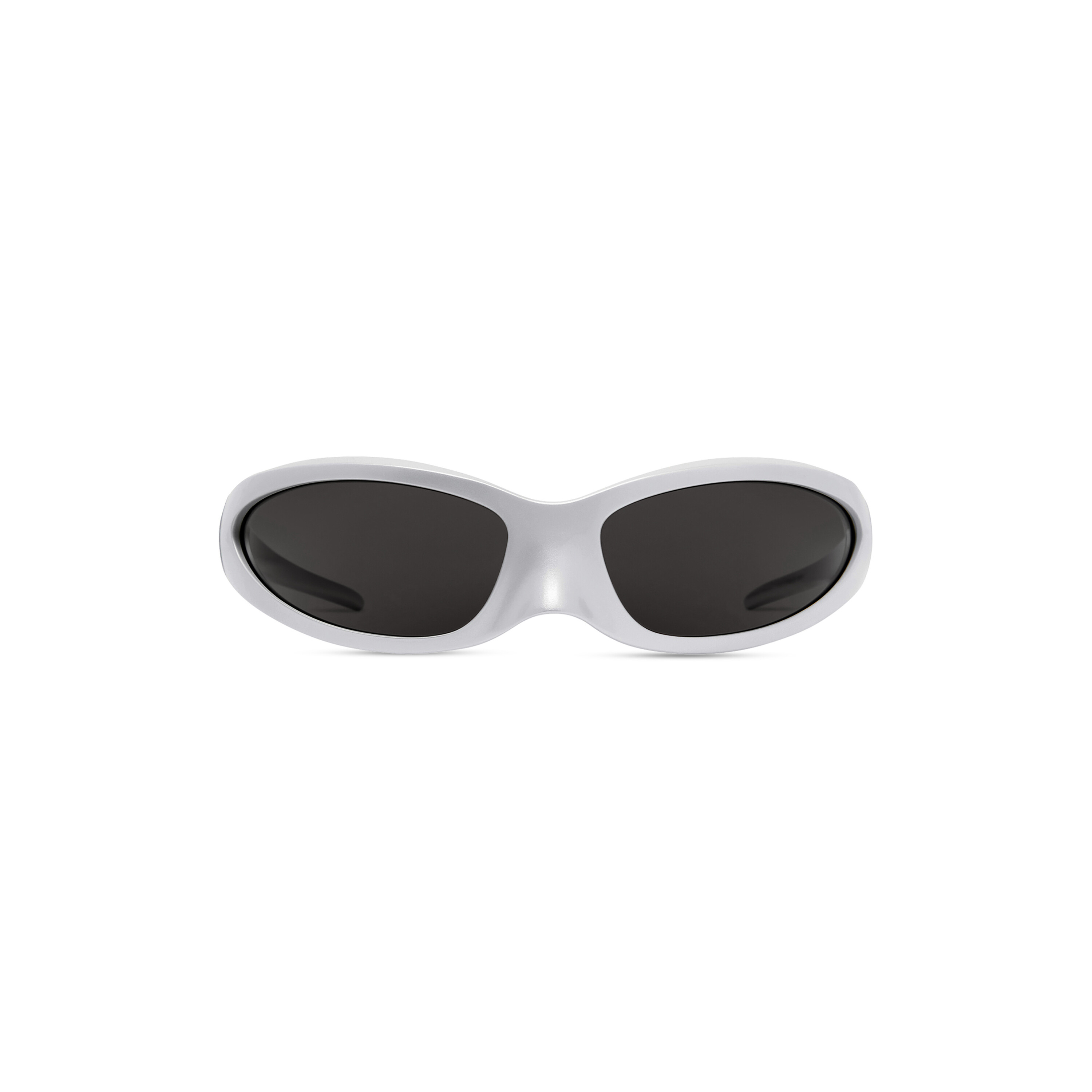 Skin Cat Sunglasses in Silver | Balenciaga CA