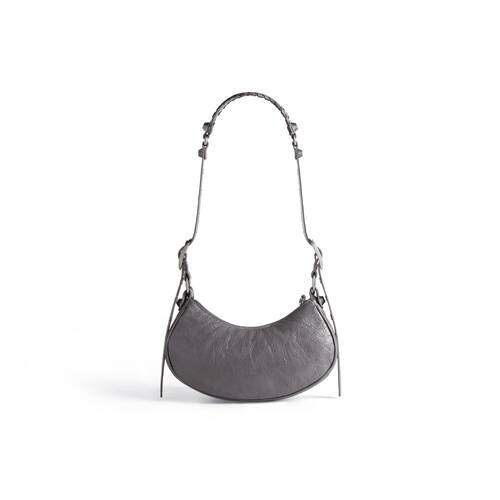 Women's Le Cagole Xs Shoulder Bag in Dark Grey | Balenciaga US