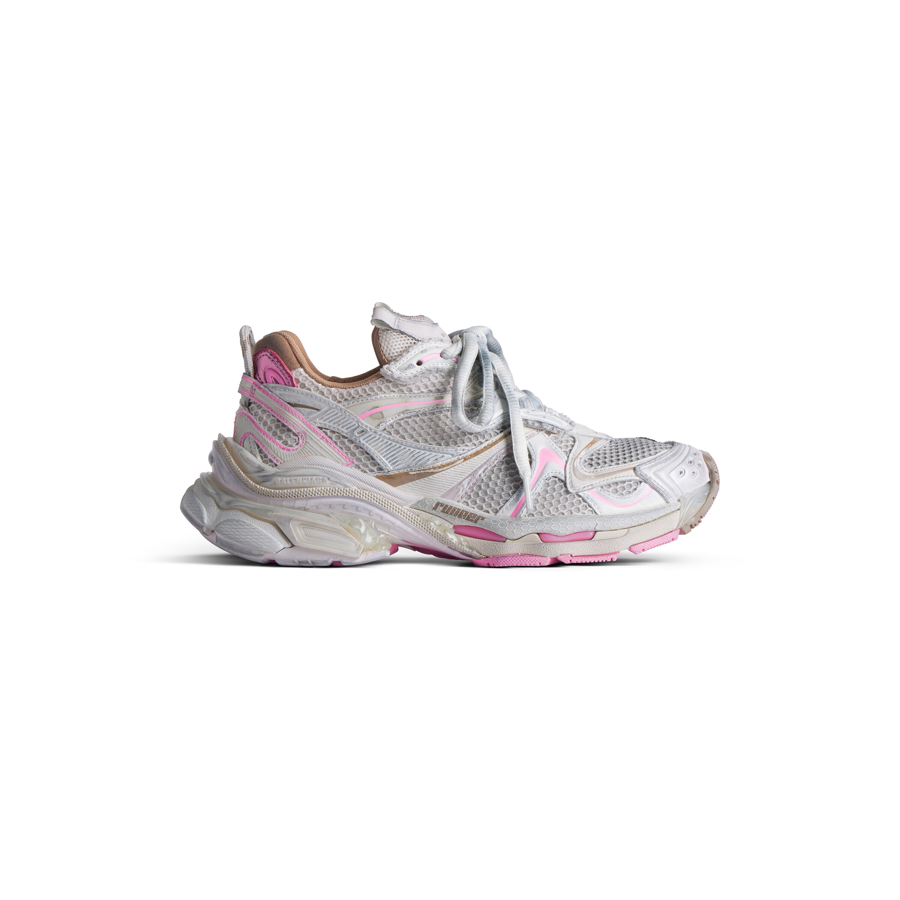 Women's Runner 2.0 Sneaker in Taupe/pink | Balenciaga US