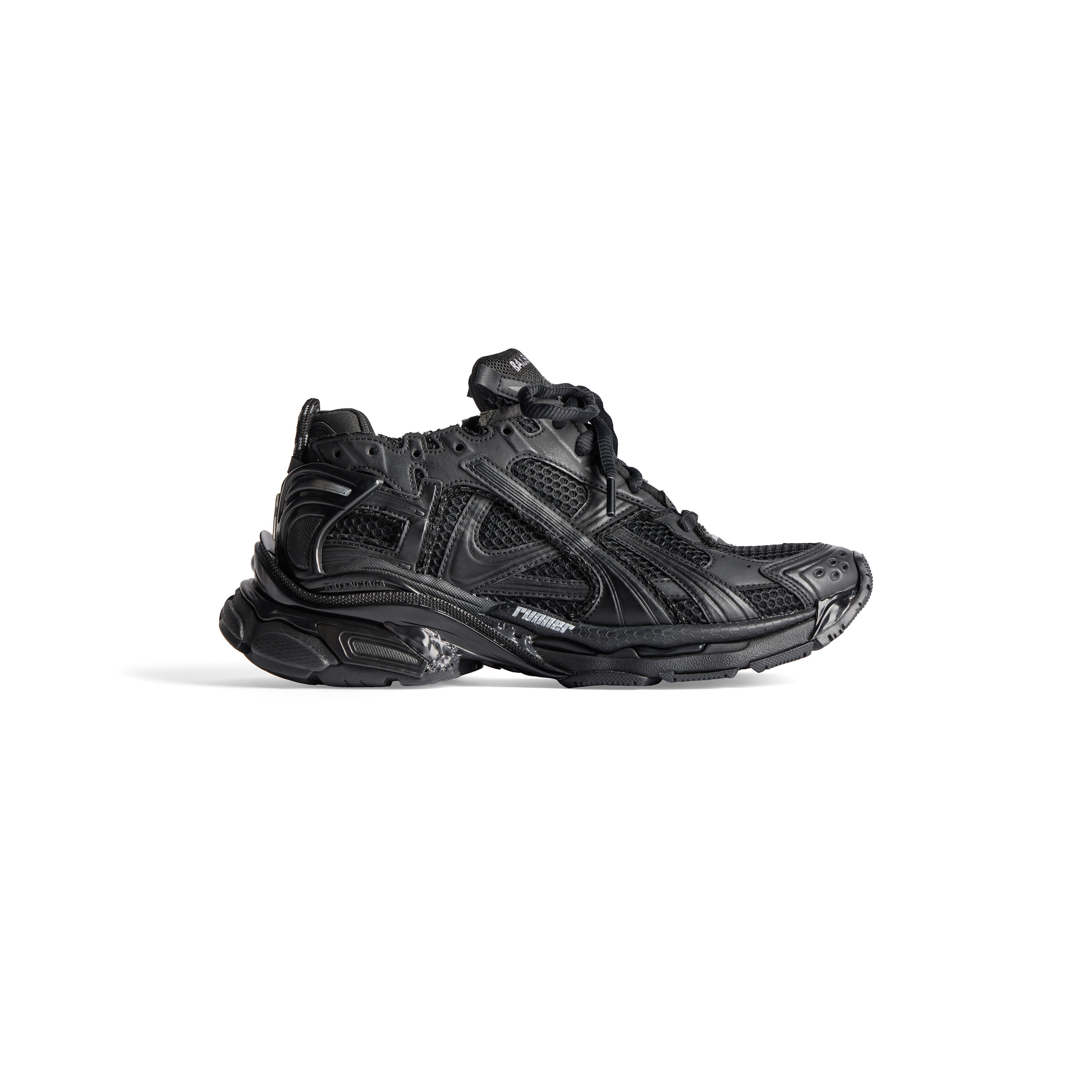 Full black balenciaga runners on sale