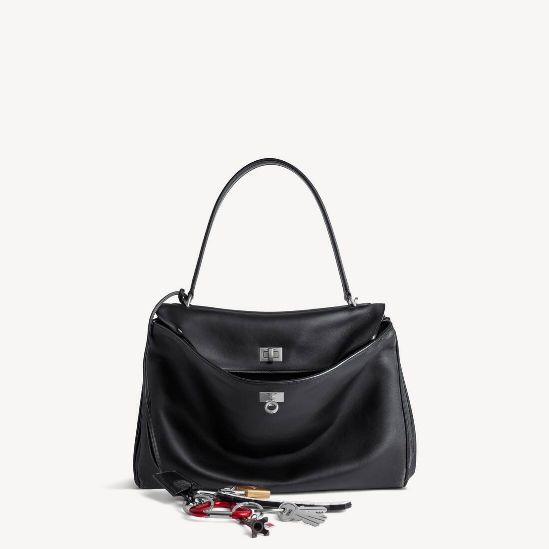 발렌시아가 여성용 로데오 핸드백 미디엄 위드 참스 7897722AA8U1000