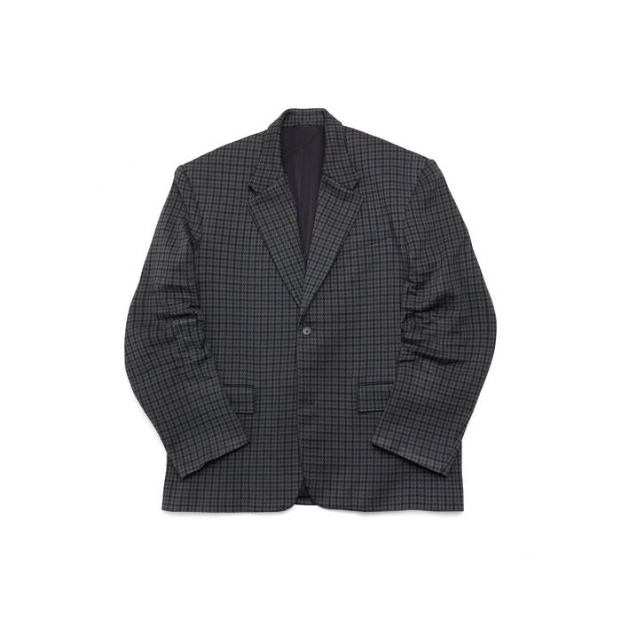 tailored knitted jacket