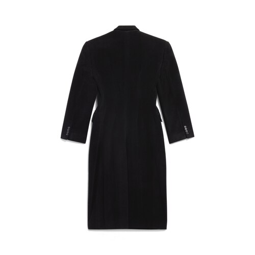 Women's Cinched Coat in Black | Balenciaga US