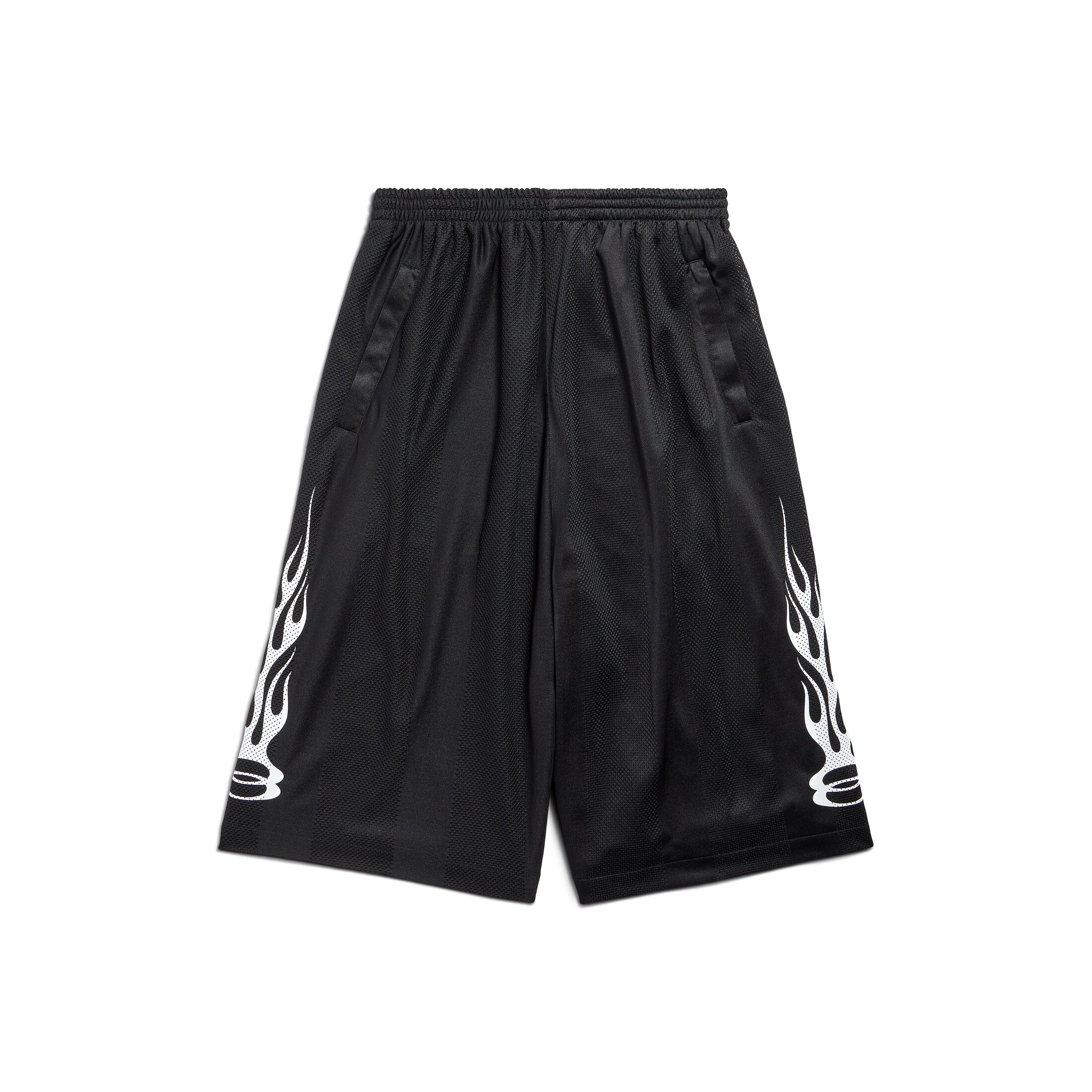 Balenciaga Burning Unity Baggy Shorts - Black - Man - L - Polyester