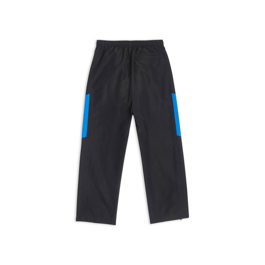 Men's Sporty B Cropped Tracksuit Pants in Black