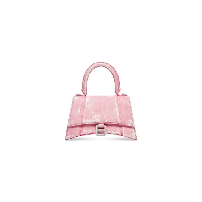 Balenciaga Crystal Rhinestone Embellished XS Hourglass Bag Pink  The  Luxury Shopper  islamiyyatcom