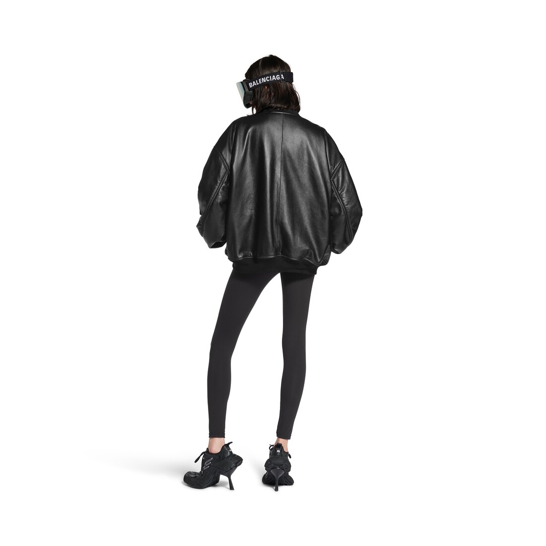 Balenciaga I Automobili Lamborghini Oversized Bomber in Black