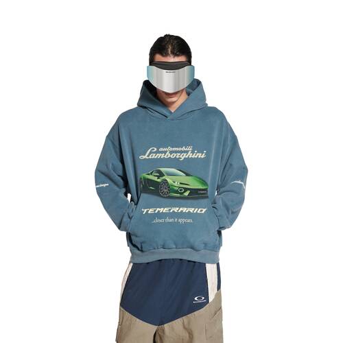 balenciaga i automobili lamborghini hoodie medium fit
