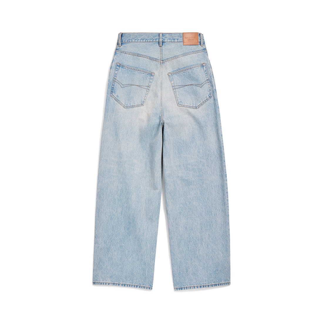 Baggy Pants in Light Blue | Balenciaga CA