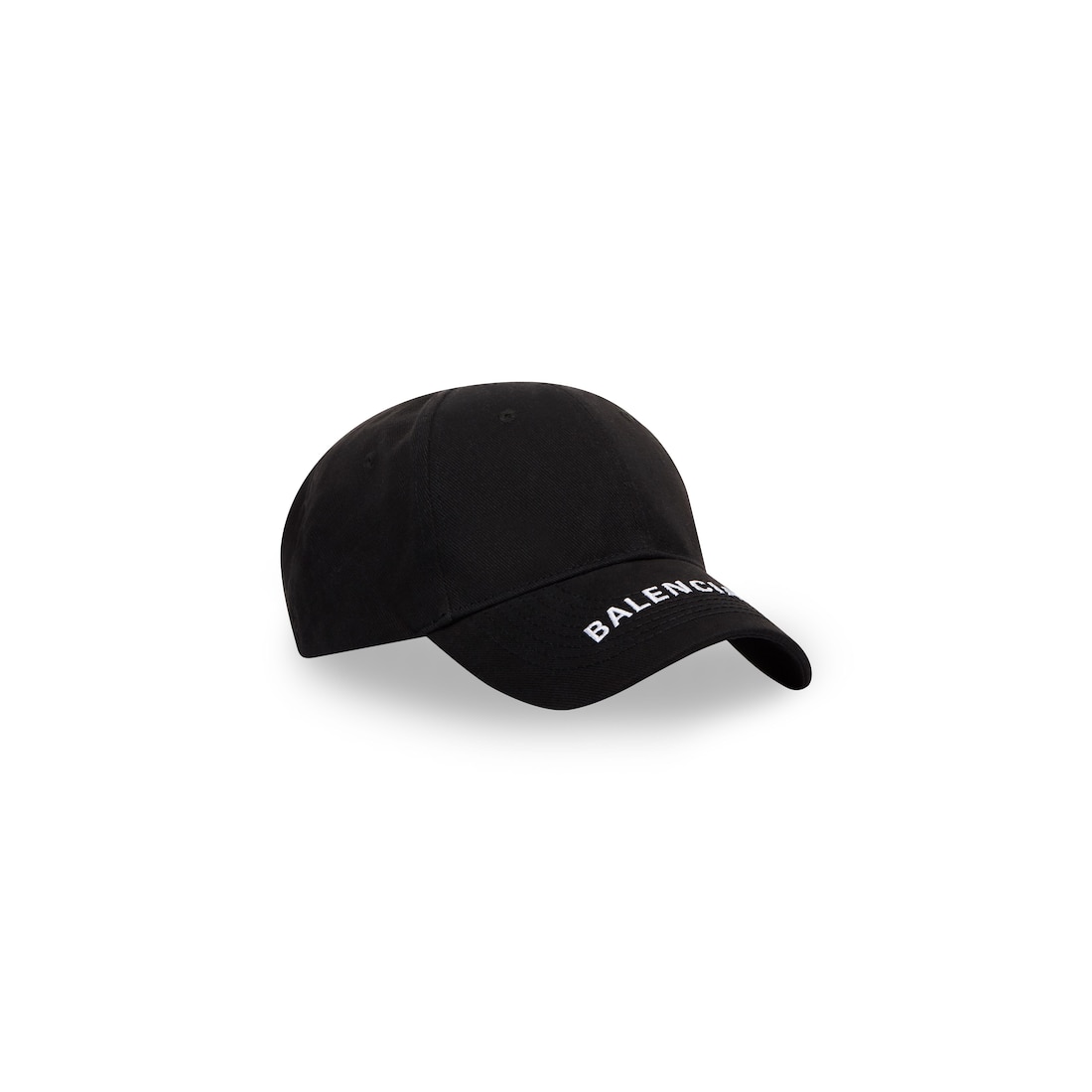 Logo Visor Cap in Black