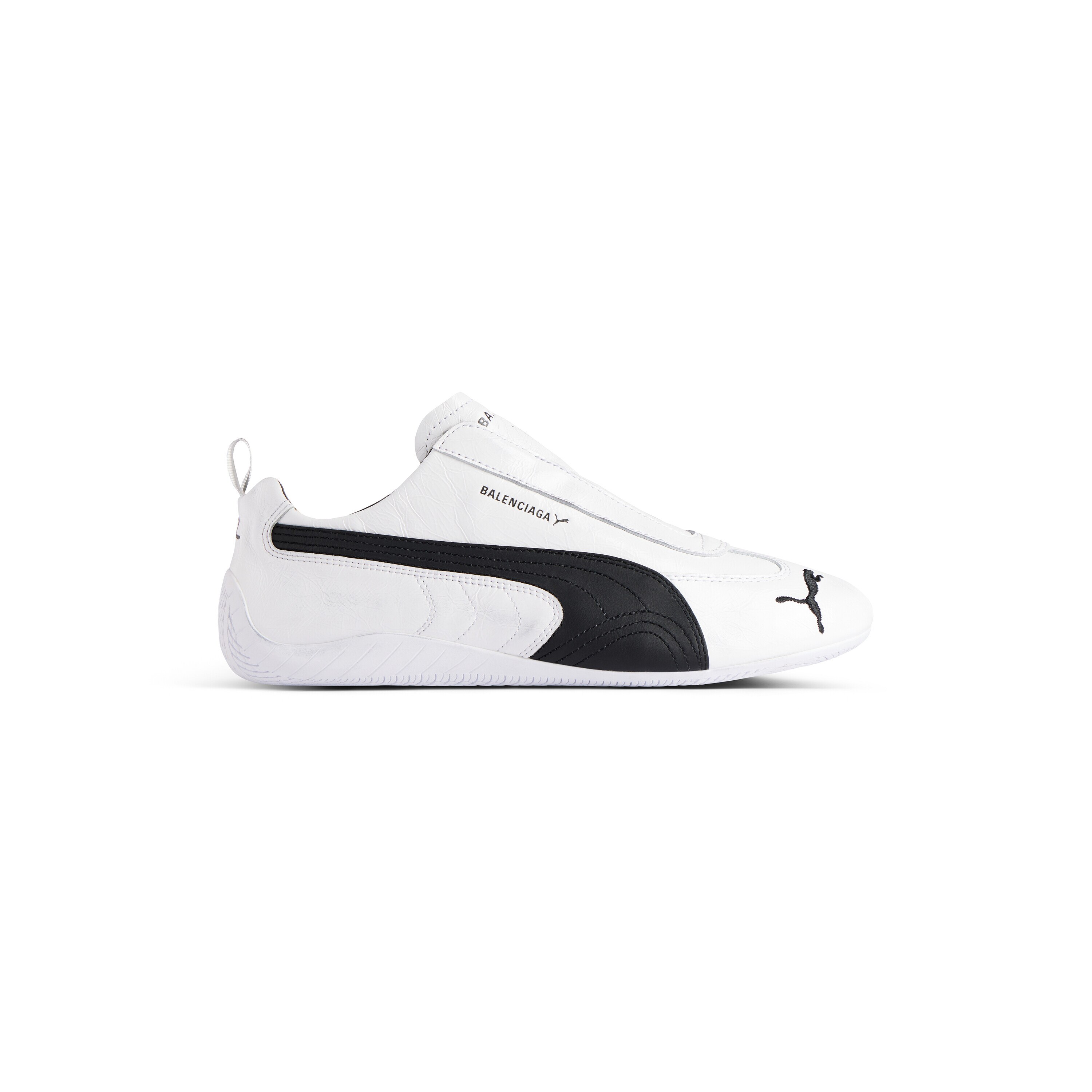 【送料込】BALENCIAGA★PUMA★SPEEDCAT レザースニーカー ホワイト の ウィメンズ スピードキャット レザー Balenciaga