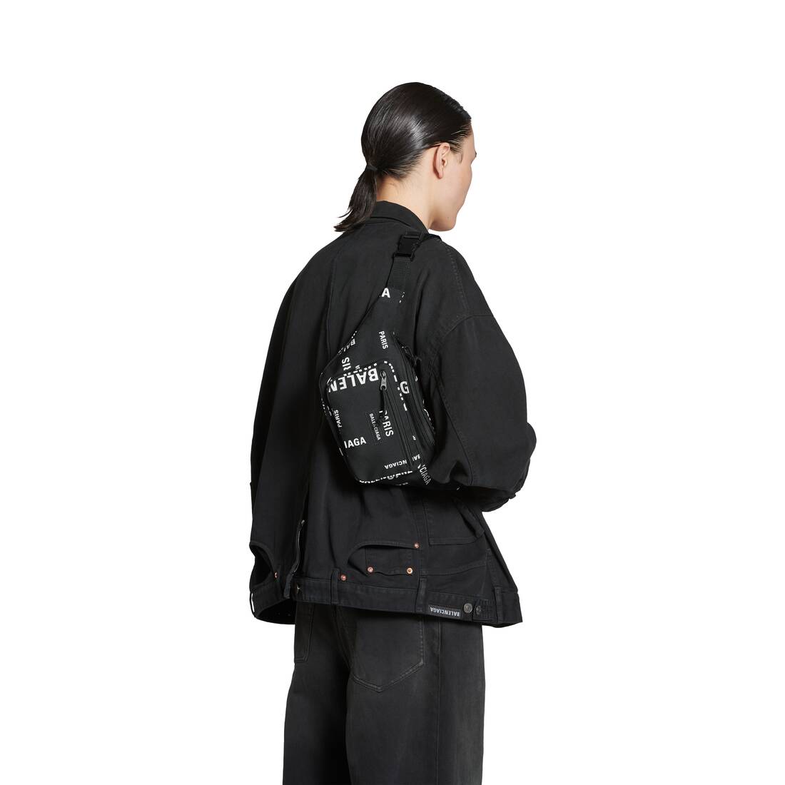 Balenciaga Explorer Sling Bag in Black for Men