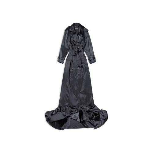 trench coat gown