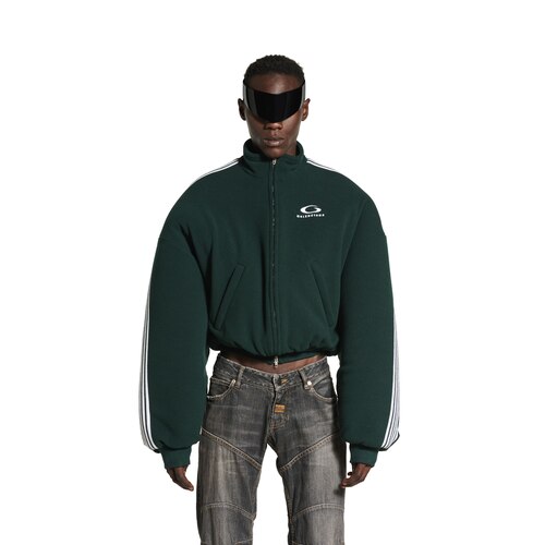 loop sports icon round zip-up jacket