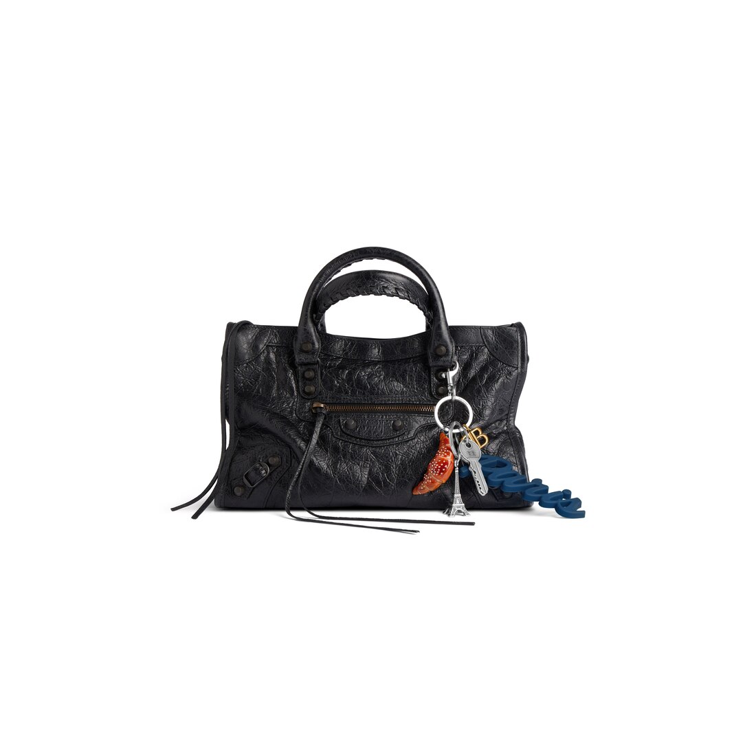 【BALENCIAGA】Charm/keychain Paris チャーム/キーリング Women's Tourist Paris Croissant Charm/keychain in Multicolor