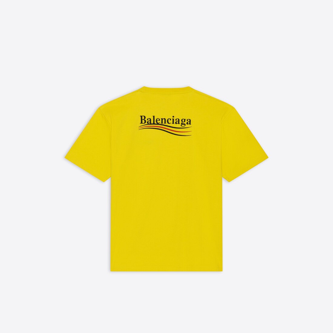 yellow balenciaga t shirt