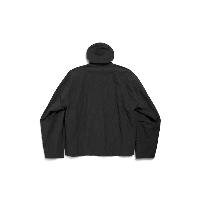 hooded zip-up jacket