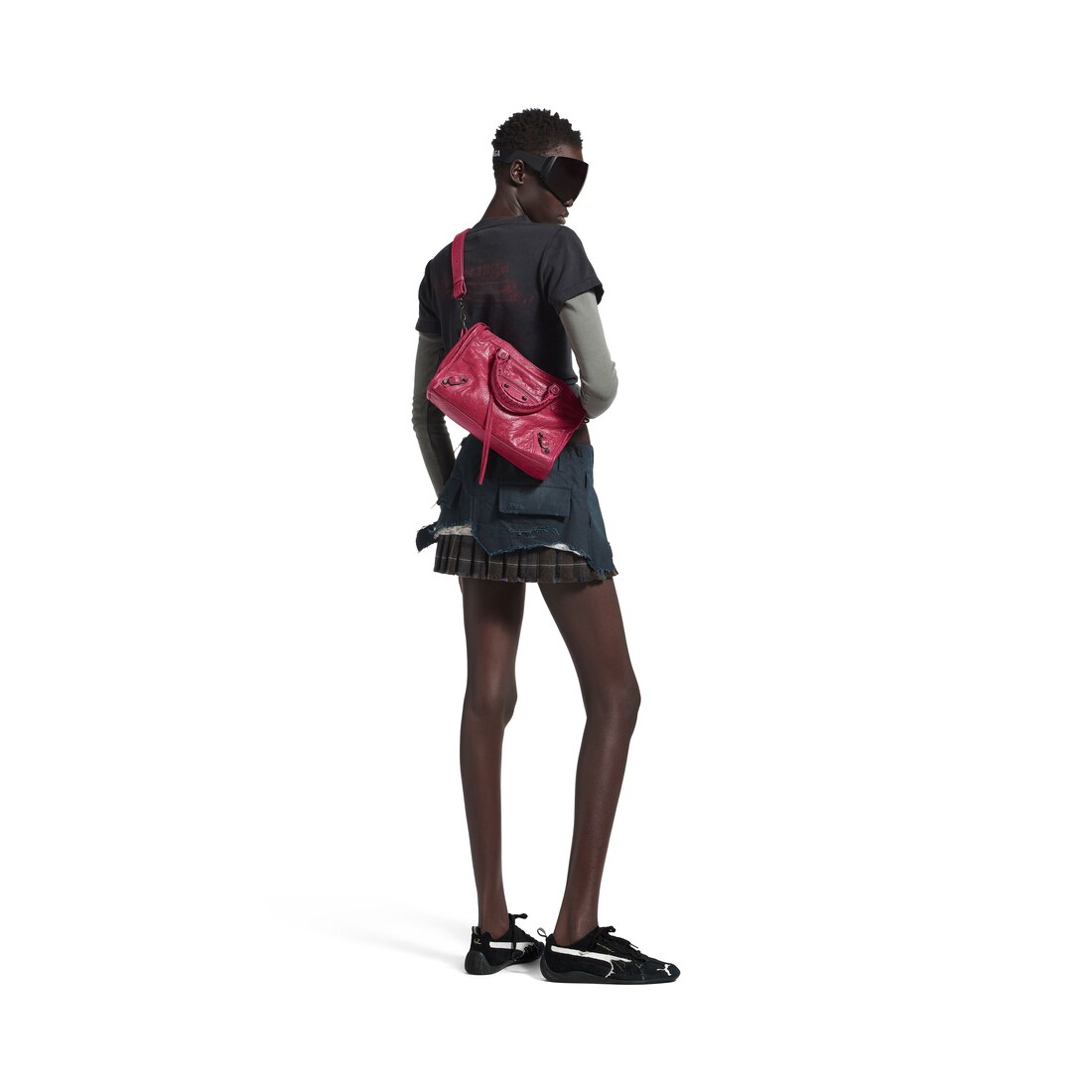 BALENCIAGA バレンシアガ the city ザ•シティ　フランボワーズ Women's Le City Bag Small in Framboise | Balenciaga US