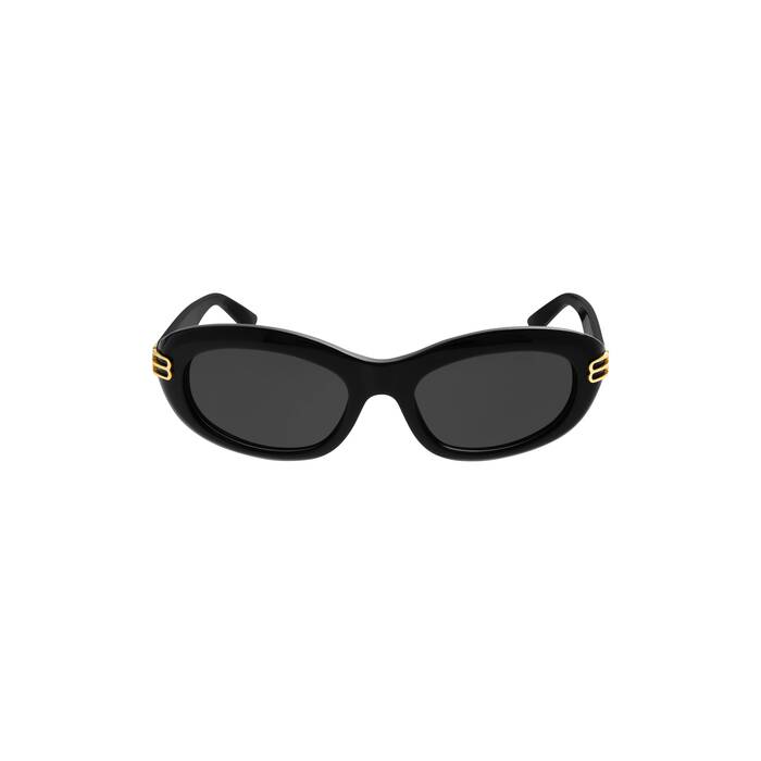 Sunset Rectangle Sunglasses  in Black