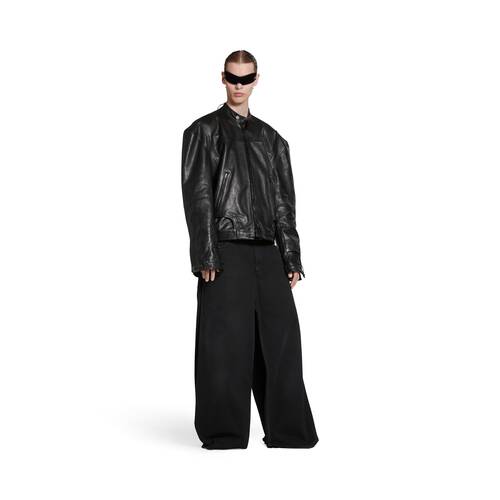 Deconstructed Zip-up Jacket in Black | Balenciaga US