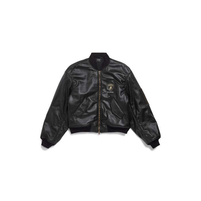 balenciaga i automobili lamborghini oversized bomber