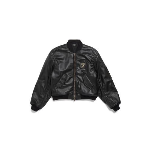 balenciaga i automobili lamborghini oversized bomber